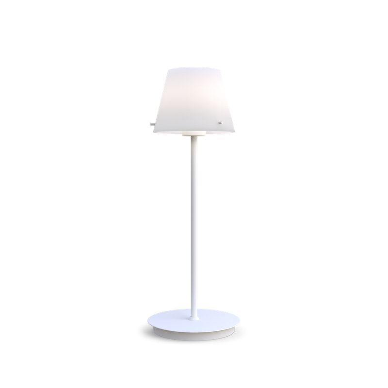 Gil Metal Buffet Lamp, White