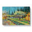 Orchard Bordered by Vincent Van Gogh - Wrapped Canvas Painting-61842736