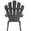 Chaise Adirondack en bois pour l'extérieur ou l'intérieur, pliable