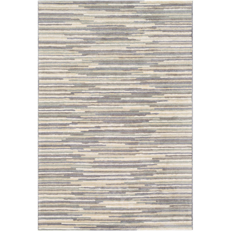 Sanda Viscose Abstract Indoor Rug, Rectangle 9' x 13'