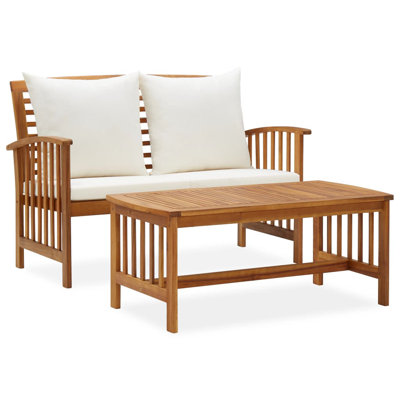 Chaise longue avec coussins 2 pièces Brilen