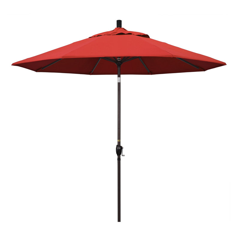 Parasol de marché 9 pi Iuka, Rouge - oléfine