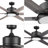 62'' Talbert 6 - Blade Standard Ceiling Fan with Remote and Light Kit Included