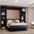 91-in Tall Wooden Bookcase Shelf-1584750694-1584750690