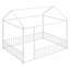 Structure de lit en métal avec clôture-1955016599-1955016598