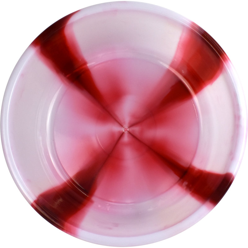 Tie-Dye Colour Plastic Round Wash Basin20", Red