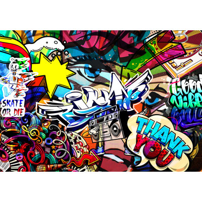 Papier peint Street Art - Langage de la ville