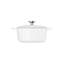 Le Creuset Enameled Cast Iron Signature Round Oven 5.5Qt - White, Crucible Ss Knob-2114945202