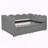 Gingham Daybed Storage Drawers USB Port Wave Shaped-319670699-319670741