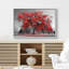 "Red Tree Leaves Forest In The Park Nature Landscape", ensemble de 3 reproductions sur toiles encadrées-96384576-96384578