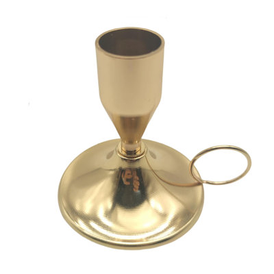 Petit porte-bougie en métal