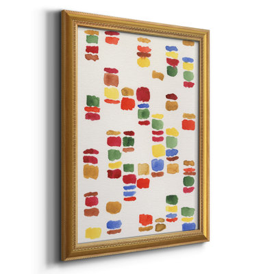 Colorful Code I - Single Picture Frame Print on Canvas