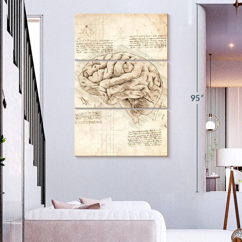 Keiri Human Brain, 74" H x 48" W