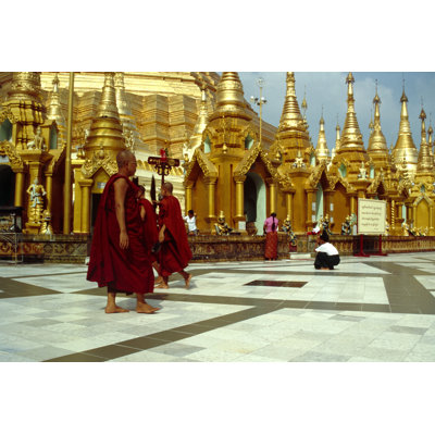 Shwedagon Paya - Yangon, Myanmar 1 Piece Wrapped Canvas Wall Art