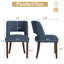 Chaise d'appoint rembourrée en bois massif-877271106