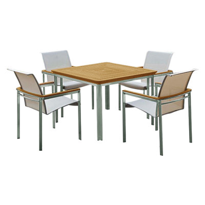 Tivoli Outdoor 5 - Piece Teak Dining Set