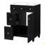 Armoire de meuble-lavabo 24 po avec lavabo en céramique, 2 tiroirs, 1 porte-126202340