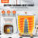 VEVOR 25L Towel Warmer Bucket with LED Screen