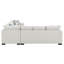 Canapé-lit modulaire Ashlee, chenille gris, 6 coussins, 111 po
