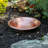 Hammered Solid Copper Bowl with Rim