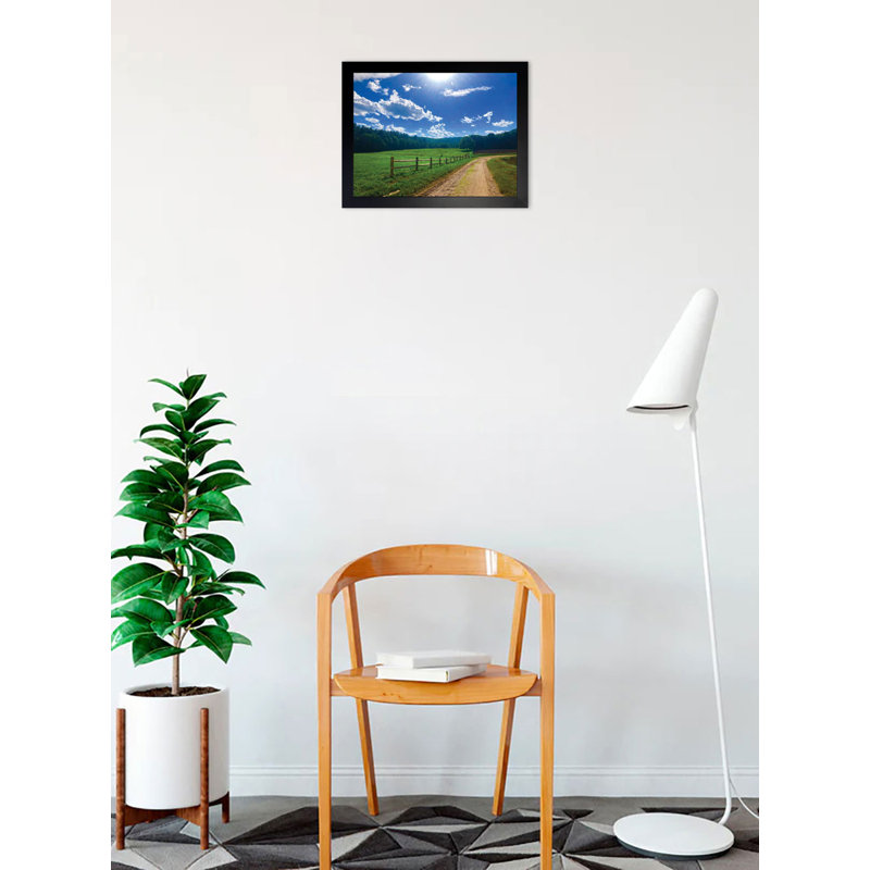 «Summer Road» par Michelle Deegan, reproduction de photo, H 18 po x l 24 po x 1,5 po, Toile tendue, Pas de tapis
