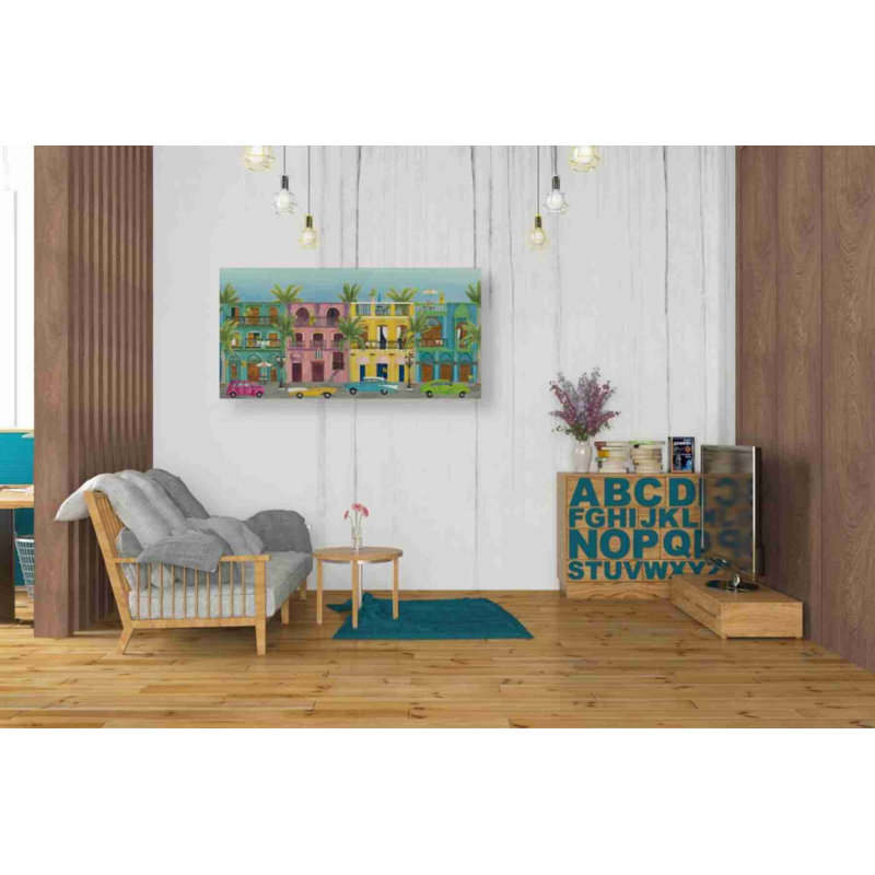Havana I - impression sur toile tendue, H 20 po x l 40 po x P 1,25 po