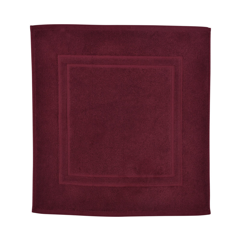 Markieth Non-Slip Bath Mat, Claret