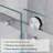60Tub 60" W x 62" H Frameless Sliding Tub Door with 5/16'' (8mm) Tempered Glass-102144199