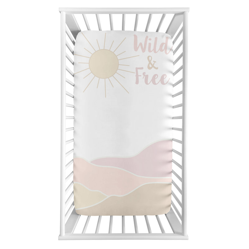 Drap-housse pour lit de bébé Desert Sun