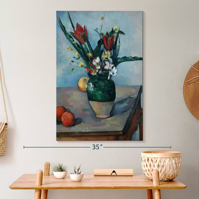 Le vase des tulipes, H 30 po x l 20 po