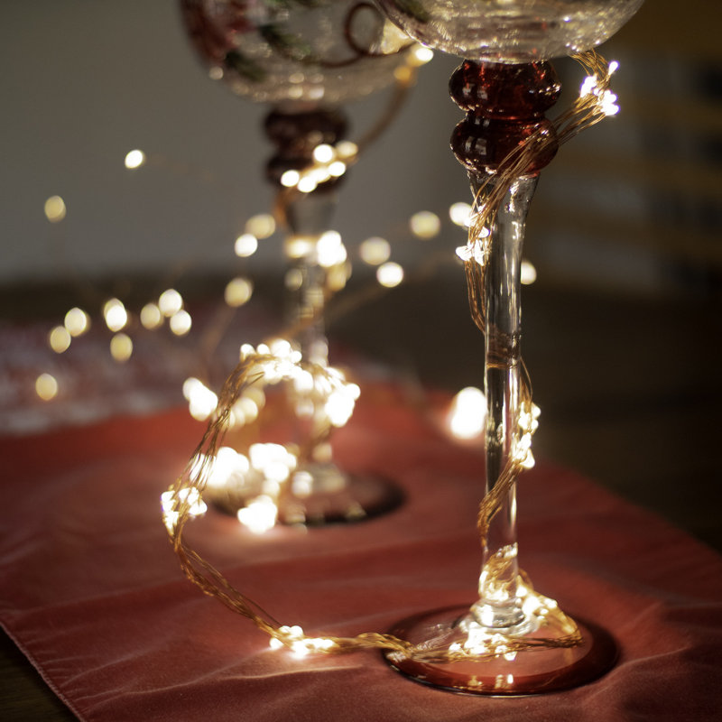 Guirlande lumineuse fée multicolore Carsdale, Cuivre, Blanc chaud