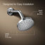 Pomme de douche à fonction unique Elate, 2,5 gallons par minute-110812240