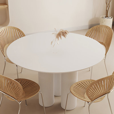 Small cream style dining table