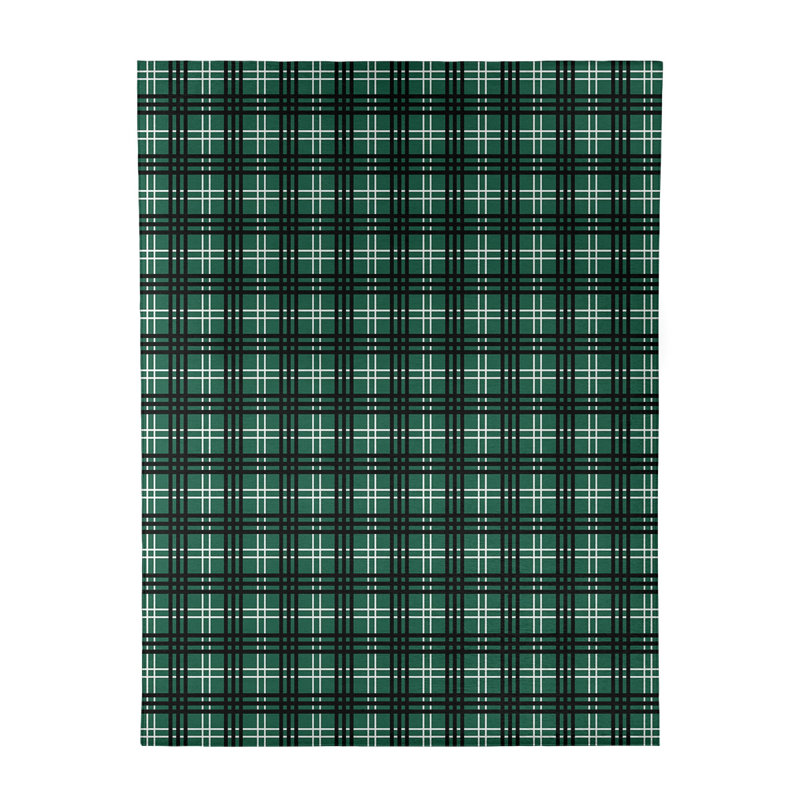 Tapis écossais vert, Rectangle 9 pi x 12 pi