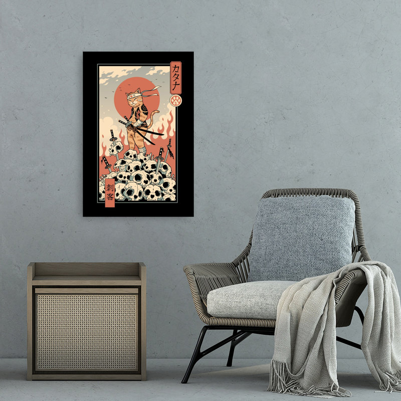 Art mural Catana, 36" H x 24" W