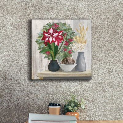Toile épique Graffiti «Natural Holiday Light» par Julia Purinton, 12 po x 12 po