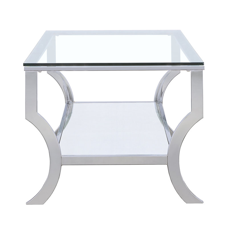 Table basse, H 19,25 po x l 47,25 po x P 23,5 po, Blanc