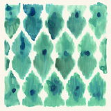 Painterly Ikat Collection 8 Print