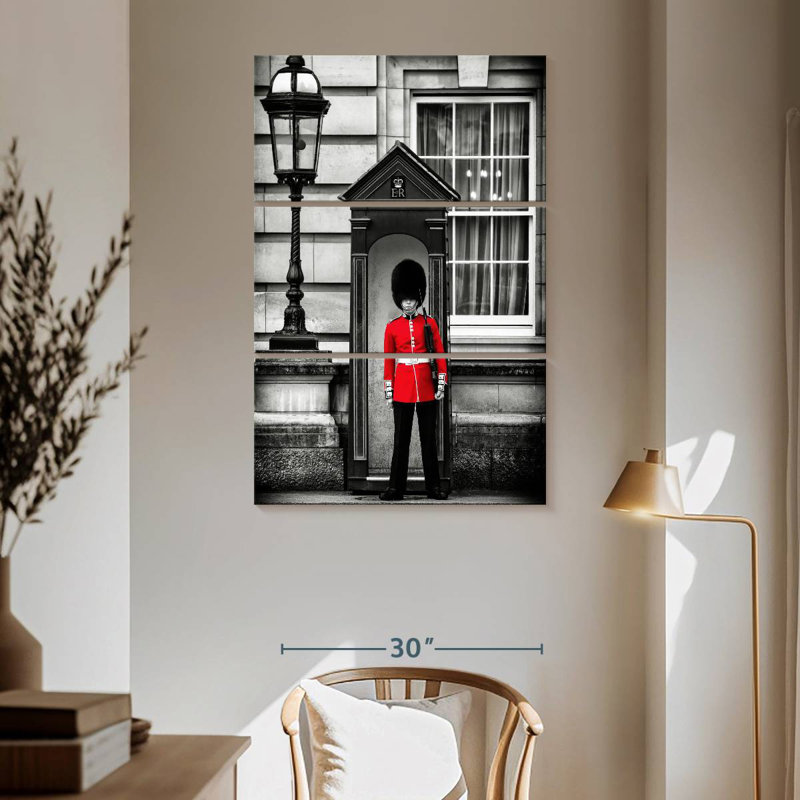 Nicci Buckingham Palace Guard London, 65" H x 42" W