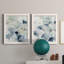 Indigo Ginkgo I - peinture sur toile 2 pièces-188328447-188328418