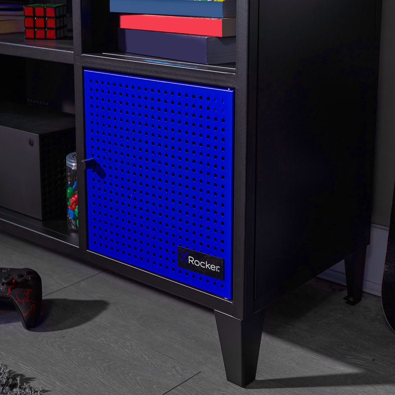 X Rocker Mesh-Tek Media Gaming Unit - Tv Unit - Blue