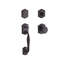 Westcliff Handleset with Single Cylinder Deadbolt and Door Knob and Rosette-645734510-643950084-643949824