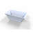 Hyde 67.5'' x 33.75'' Air Solid Surface Bathtub-88695507-88695513