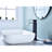 Waterfall Spout Bathroom Sink Single Handle Faucet With Pop-Up Drain (No Overflow)-118543555