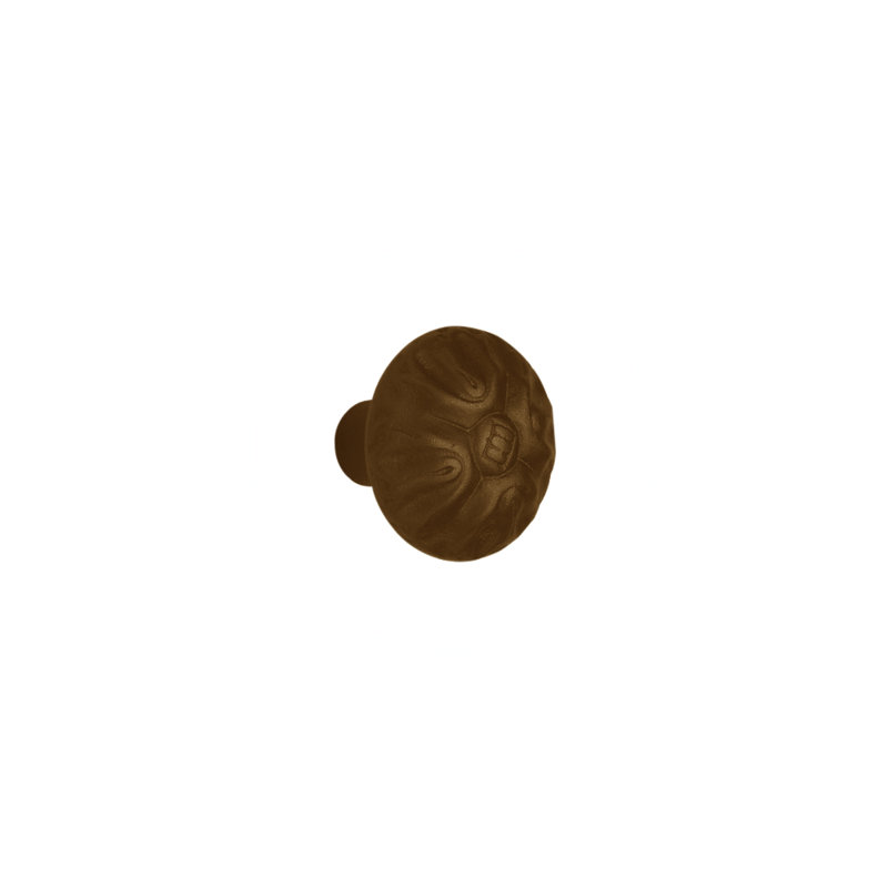 Medallion Bronze Mushroom Knob, Silicon Bronze Medium