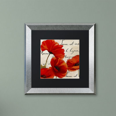 Jadaya " Coquelicots Rouge I " by Color Bakery