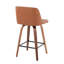 Tabouret de comptoir pivotant 24,25 po Lakyia