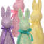 Lapin pailleté irisé 12,5 po