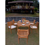 Tamalpais Outdoor 7 - Piece Teak Dining Set