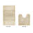 Makaylynn Premium 100% Cotton 2155 GSM 2-Piece Bath Rug Set, OEKO-TEX® Certified, Non-Slip Spray Latex Backing, Plush Tufted, Super Absorbent, Machine Washable Bathroom Rugs, Sand-122439393-97762385